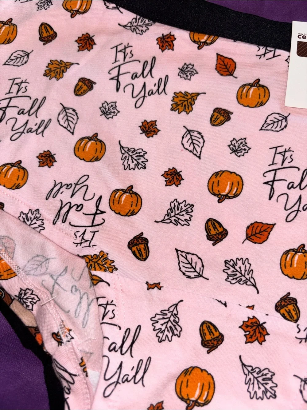 Cotton Boyshorts With Fall Print Designs- 3 Pack